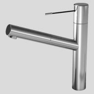 KWC Faucets 10.151.113.000 ONO Pull Out Kitchen Faucet, 1 Spray, Chrome