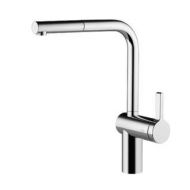 KWC Faucets 10.231.103.000 LIVELLO Pull Out Kitchen Faucet, Chrome