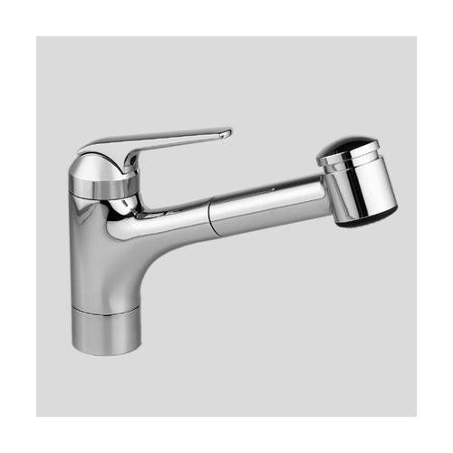  KWC Faucets 10.061.032.127 DOMO Pull Out Kitchen Faucet, 7, Splendure Stainless Steel