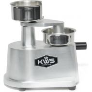 KWS KitchenWare Station KWS HP-100 Hamburger Patty Press maker, Hambuger Press, Stainless Steel bowl Silver