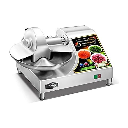  KWS KitchenWare Station KWS BC-400 Commercial 1350W 1.5HP Stainless Steel Buffalo Chopper Bowl Cutter Food Processor