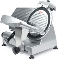 [아마존베스트]KWS KitchenWare Station KWS MS-12NT Premium Commercial 420w Electric Meat Slicer 12-Inch Non-sticky Teflon Blade, Frozen Meat/ Cheese/ Food Slicer Low Noises Commercial and Home Use