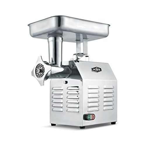  KitchenWare Station KWS TC-22 Commercial 1200W 1.5HP Electric Meat Grinder Stainless Steel Meat Grinder For RestaurantDeli Home