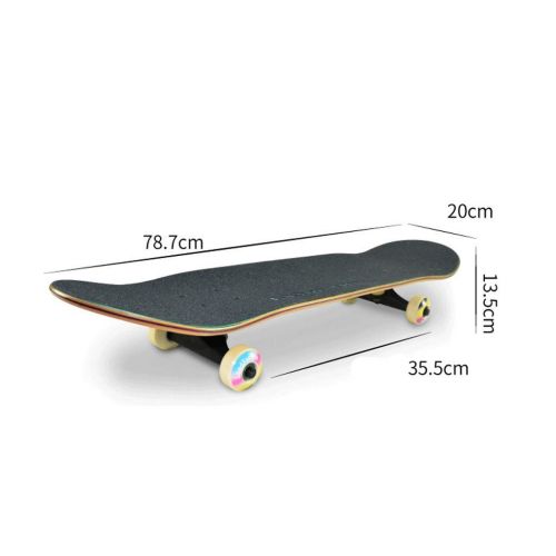  KYCD Einsteiger Skateboard Anfanger Jugend Professionelle Street Skills Erwachsene Jungen Allrad Skateboard