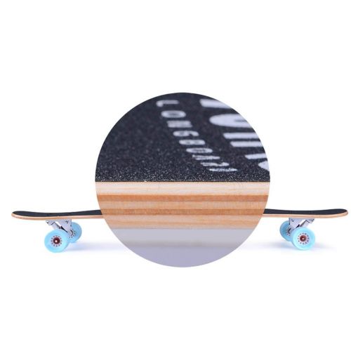  KYCD Skateboard Longboard Allrad Skateboard Anfaenger Jungen und Maedchen Pinsel Street Dance Board Teenager Professioneller Roller (Farbe : C)