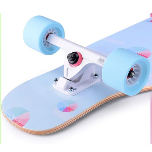  KYCD Skateboard Longboard Allrad Skateboard Anfaenger Jungen und Maedchen Pinsel Street Dance Board Teenager Professioneller Roller (Farbe : C)