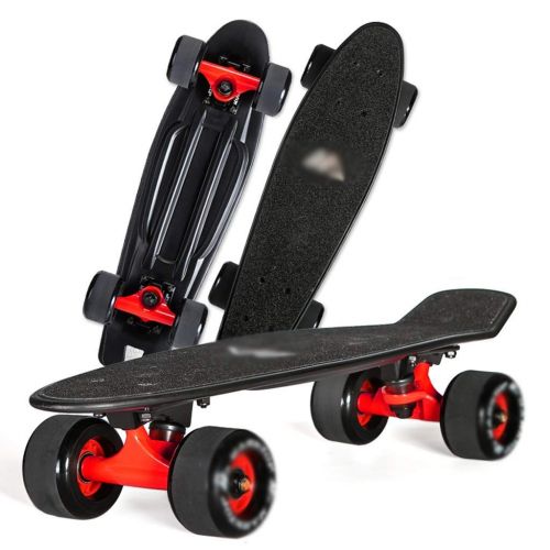  KYCD Skateboard-Anfaenger-jugendlich Ahorn-Skateboard Kinder Erwachsener vierraedriger Roller (Farbe : I)