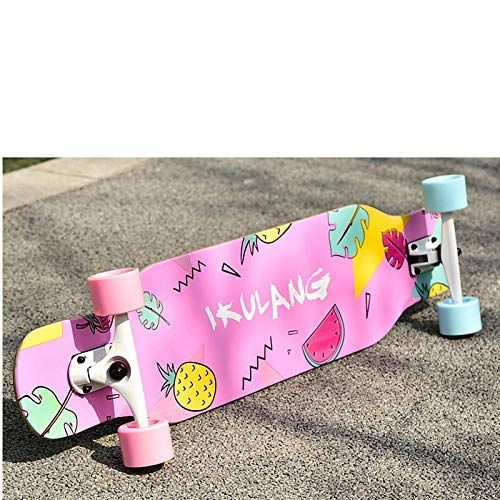  KYCD Autobahn Allrad Skateboards, Long Boards Jugendliche Jungen und Maedchen Anfaenger Tanzen Boards und Stepping Skateboards 107cm (Farbe : E)