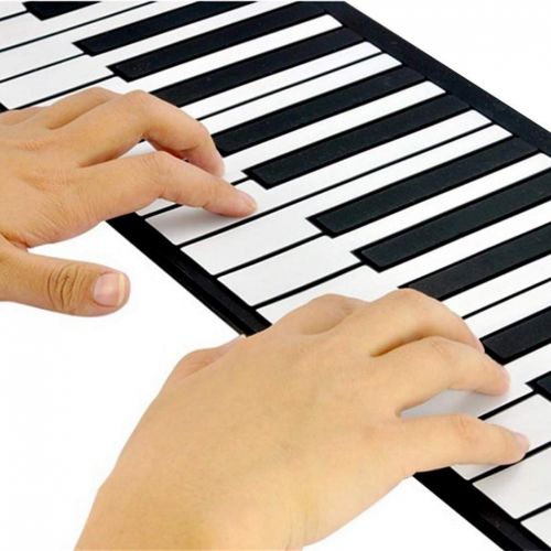  KYLINDRE 88 Keys Roll UP Piano, USB Silicone Portable Foldable MIDI Digital Piano Keyboard, with Built-in SpeakerHeadphone Output