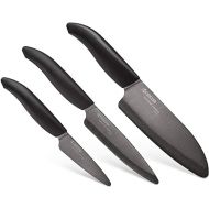 Kyocera FK-3PC-BKBK Ceramic Advanced Knife Set, 5.5