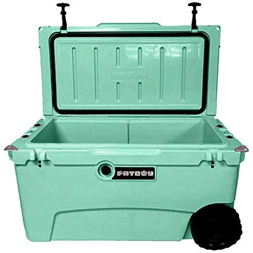  KYSEK Fatboy 70QT Rotomolded Wheeled Chest Ice Box Cooler Seafoam Green