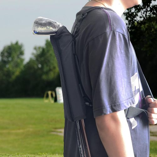  KYTAI Golf Club Bag Mini Lightweight Canvas Golf Club Carrier Sleeves Bag for Men Women Kids