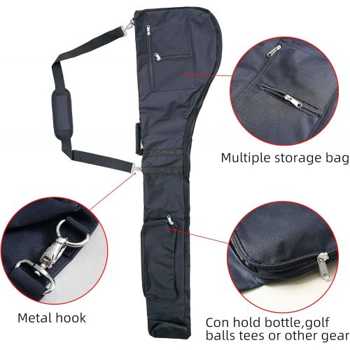  KYTAI Sunday Golf Bag Small Golf Travel Bag Foldable, Zippered Golf Carry Bag