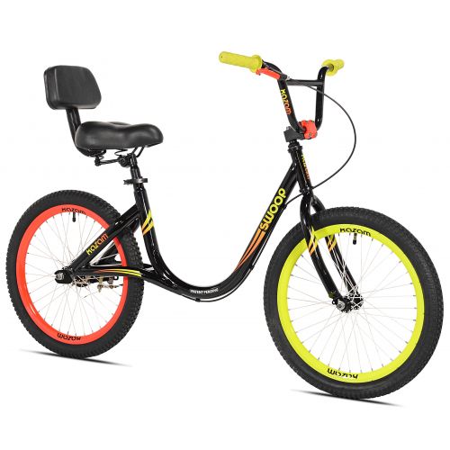  KaZAM 20 Youth, Swoop Balance Bike, SilverBlue, For Ages 8-12