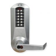 Kaba Access Control Kaba E-Plex E5031BWL-626-41 Lever Electronic Push Button Lock Key Bypass Cylindrical Prep For Best S