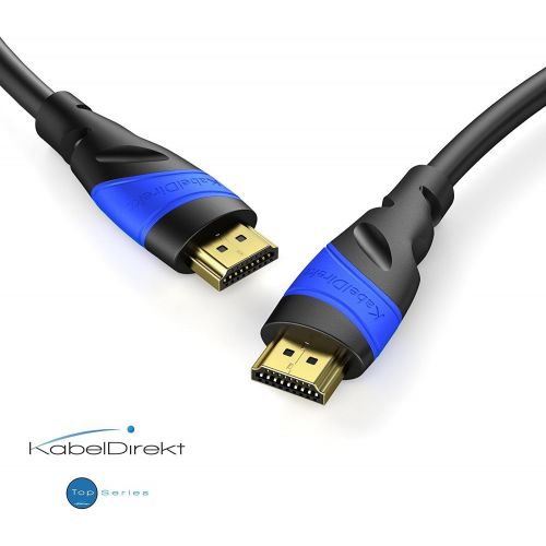  [아마존베스트]4K HDMI Cable, HDMI Cord (30 feet HDMI to HDMI, Top Series) supports (4K@60HZ, 1080p FullHD, UHD, Ultra HD, 3D, High Speed with Ethernet, ARC, PS4, XBOX, HDTV) by KabelDirekt