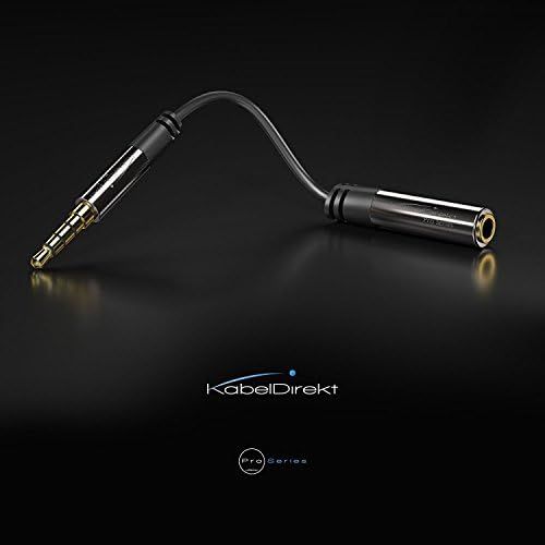  [아마존베스트]KabelDirekt Cables Direct 3.5mm Headset Adaptor