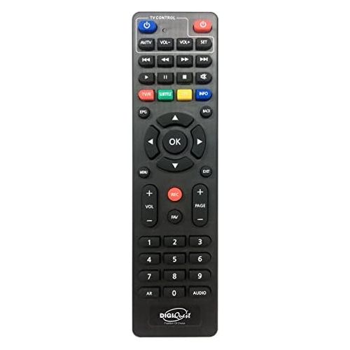  DigiQuest KabelAbel Full HD Cable Receiver Digital DVB C (HDMI, Scart, LAN, USB, Display, Buttons, 2 in 1 Remote Control)