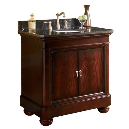  Kaco International Kaco international 893-3600 Mount Vernon 36-Inch Vanity with a Merlot Sherwin Williams Finish, Vanity Only