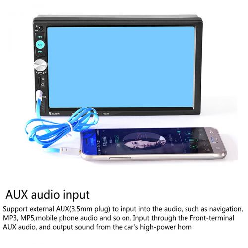  Kadell 7 1080P Touch Screen Car 2 Din Radio AM/FM AUX bluetooth USB Stereo Receiver In-Dash MP3 MP5 Player For Car + Rear View Camera