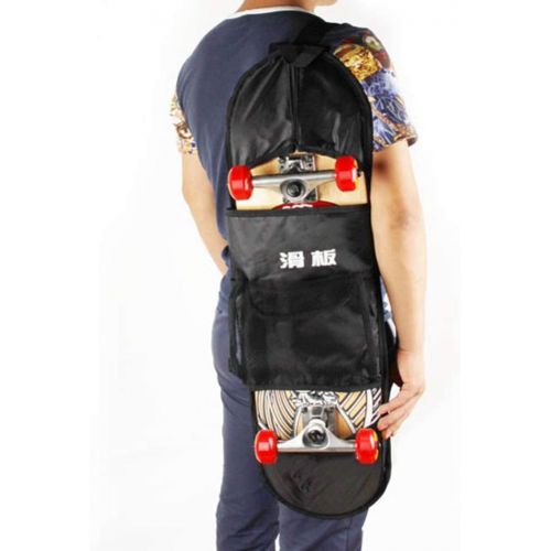  Kadimendium Skateboard Bag, Oxford Protective Case Skateboard Carry Case Longboard Turn Deck Backpack for Longboard