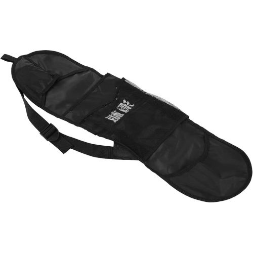  Kadimendium Skateboard Bag, Oxford Protective Case Skateboard Carry Case Longboard Turn Deck Backpack for Longboard