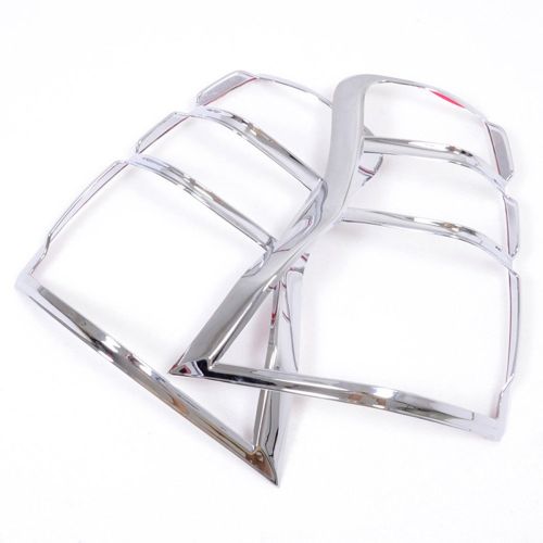  Kadore ABS Chrome Tail Light Lamp Cover Trim for Toyota Land Cruiser Prado FJ150 2010 2011 2012 2013