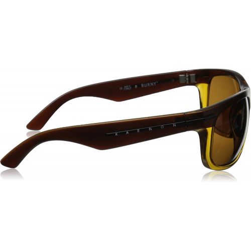  Kaenon Mens Burny Polarized Rectangular Sunglasses