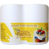 [아마존베스트]Kaese-selber.de Yoghurt box, yoghurt maker without electricity, 2 x 0.5 litre glass, make yoghurt yourself.