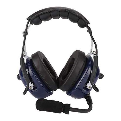  [아마존베스트]-Service-Informationen Kafuty general aviation headset, double plug pilots headphones, 3.5 mm noise suppression headset for pilots and adopt windproof foam, mono audio speakers, GA double plug etc.