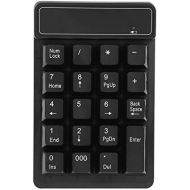 [아마존베스트]Kafuty 19 Keys Wireless Numeric Keypad Input 2.4 GHz Black Waterproof Numeric Keypad Keyboard Extension Comfortable typing for Laptop PC Desktop