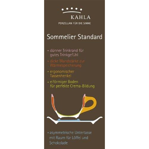  Kahla - Cappuccino Italiano Set 4 teilig Cafe Sommelier 2.0 weiss 180 ml