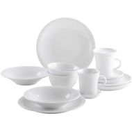 Kahla 32E198A90032C Update Design to go wiess Geschirrset fuer 2 Personen Starterset 14-teilig Porzellanservice Becher Schuessel Teller Suppenteller Snackteller