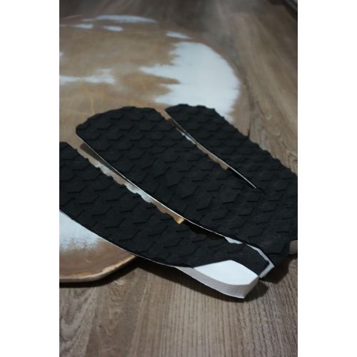  Kahoy Surf Traction Pad - 3 Piece Stomp Pad. Sticks on for Surfing, Skimboarding, SUP Boarding, Shortboards. 3M Extra-Sticky Traction Pad.