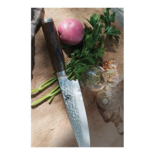  Shun Chef Knife, 8 Inch, Brown