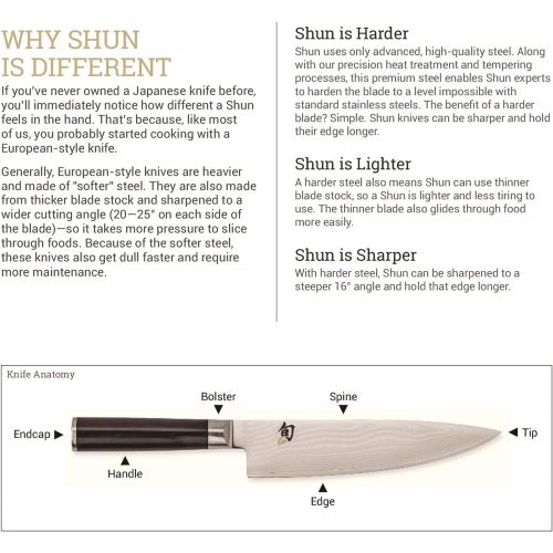  KAI Shun Classic Schinkenmesser mit Kullenschliff, Klinge 23,0 cm, DM-0720