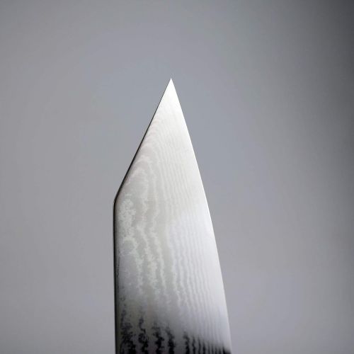  Kai Shun Kiritsuke | ultrascharfes Kochmesser aus 32-Lagen Damaststahl | limitiert auf 2222 Exemplare Schleifstein AP-0316+ Poliertuch