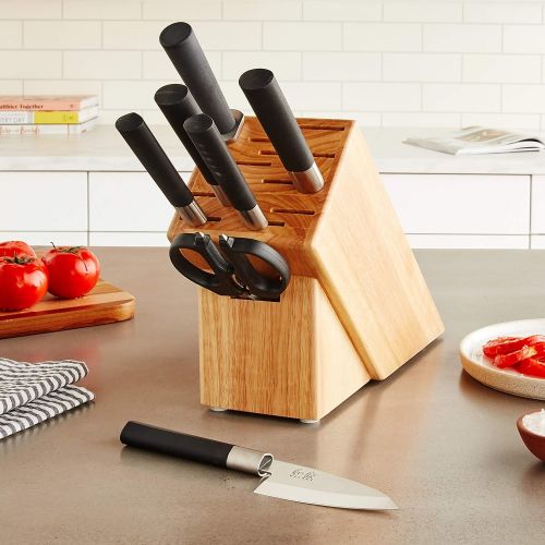  Wasabi WBS0800 Kai Wasabi Black 8-Piece Knife Block Set