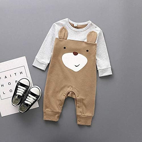  kaifongfu Infant Baby Boys Girls Cute Cartoon Printed Onesies Bodysuits Cotton Romper Jumpsuit Clothes