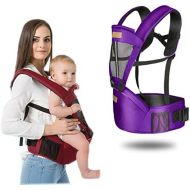 Kaipiclos Baby Carrier with Hip Seat for Newborn Infant and Toddler, Ergonomic Baby Wrap Carrier Hipseat Backpack