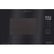 [아마존베스트]Kaiser EM 2510 Einbau Multifunktions Mikrowelle,Schwarz Glas,25L,Heissluft Grill,21 Funktionen,Mikrowelle zum Einbau,8 Sonderfunktionen, Kartoffel, Pizza, Kindersicherung,Einbaumikr