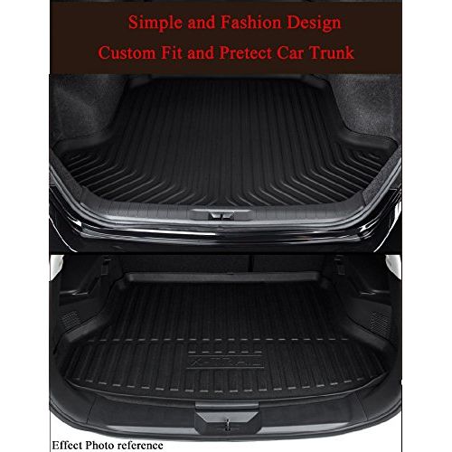  Kaitian 1pcs New Leather Car Rear Trunk Cargo Mat Cargo Liner Cargo Tray Boot Mat Boot Liner Boot Tray Custom Fit for KIA Optima 2016 2017 2018 2019