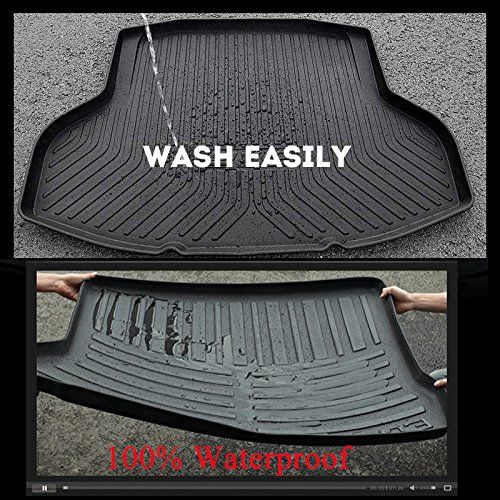  Kaitian 1pcs New Leather Car Rear Trunk Cargo Mat Cargo Liner Cargo Tray Boot Mat Boot Liner Boot Tray Custom Fit for KIA Optima 2016 2017 2018 2019