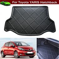 Kaitian Car Boot Pad Carpet Cargo Mat Cargo Liner Trunk Liner Tray Floor Mat for Toyota Yaris Hatchback 2014 2015 2016 2017 2018 2019 2020