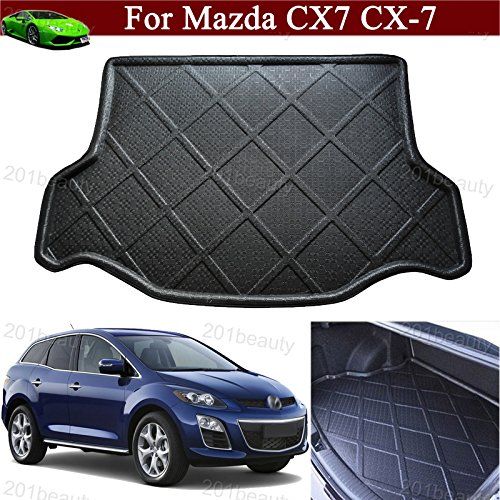  Kaitian Car Boot Mat Car Carpet Car Mat Cargo Liner Cargo Mat Trunk Liner Tray Floor Mat Cargo Liner for Mazda CX7 CX-7 2007 2008 2009 2010 2011 2012 2013 2014 2015 2016 2017 2018