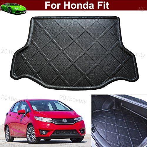  Kaitian Car Boot Pad Carpet Cargo Mat Trunk Liner Tray Floor Mat for Honda Fit 2014 2015 2016 2017 2018 2019