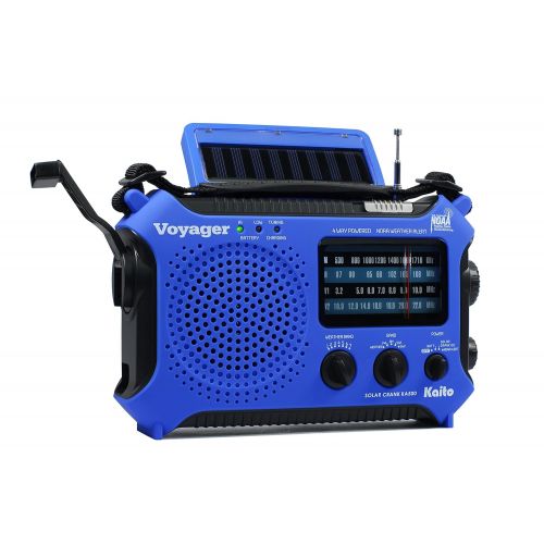  [아마존베스트]Kaito KA500BU 5-Way Powered Emergency AM/FM/SW Weather Alert Radio, Blue