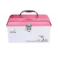 Kaiyitong First Aid Kit; Household Portable Set, Office Medicine Box, Pink/Green/Orange 30.4 19.5 18.5cm (Color : Pink)