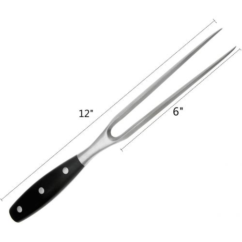  Kakamono Chef pro Stainless Steel Carving Fork Barbecue Fork BBQ Tools Meat Forks 12 Inch