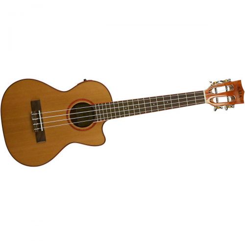  Kala},description:The Kala Cedar Top Cutaway Acoustic-Electric Tenor Ukulele is an ideal upgrade to a performance model. The cedar top features strong projection and a deep tone th